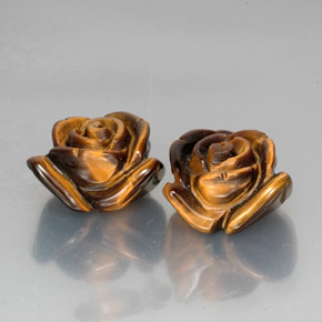 Pedras preciosas de tiger's eye marrom natural de  ct, forma extravagante, opaco