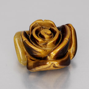 Tiger's eye marrom natural 11,74ct, forma extravagante, opaco