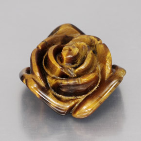 Tiger's eye marrom natural 11,62ct, forma extravagante, opaco