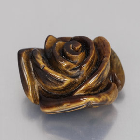 Tiger's eye marrom natural 11,76ct, forma extravagante, opaco
