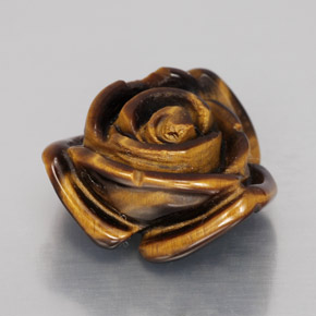 Tiger's eye marrom natural 11,69ct, forma extravagante, opaco