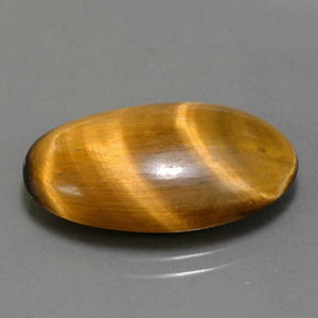 Tiger's eye marrom natural 11,94ct, corte oval, opaco