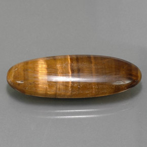 Tiger's eye marrom natural 18,16ct, corte oval, opaco