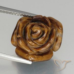 12.31ct Natural Luz rosa Olho de Tigre, Chique, Opaco