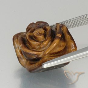 Olho de Tigre Luz rosa Natural 12.31ct, Chique, Opaco