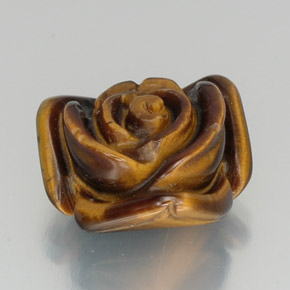 Tiger's eye preto natural 11,96ct, forma extravagante, opaco