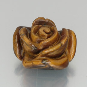 Tiger's eye marrom natural 12,16ct, forma extravagante, opaco