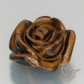 Olho de Tigre Castanho médio-escuro Natural 12.11ct, Chique, Opaco