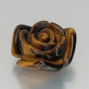Tiger's eye marrom natural 11,57ct, forma extravagante, opaco