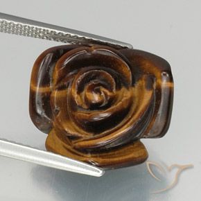 11.12ct Natural Marrom dourado Olho de Tigre, Chique, Opaco