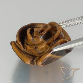 Olho de Tigre Marrom dourado Natural 11.12ct, Chique, Opaco