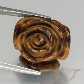 11.45ct Natural Castanho médio Olho de Tigre, Chique, Opaco