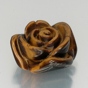 Tiger's eye marrom natural 12,51ct, forma extravagante, opaco