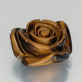 Tiger's eye marrom natural 12,07ct, forma extravagante, opaco