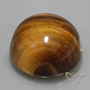 Olho de Tigre Gingerbread Marrom Natural 36.10ct, Redondo, Opaco