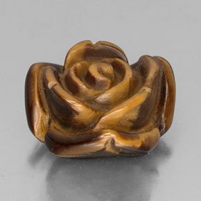 Tiger's eye marrom natural 12,35ct, forma extravagante, opaco
