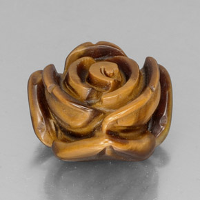 Tiger's eye marrom natural 11,73ct, forma extravagante, opaco