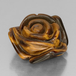 Tiger's eye marrom natural 13,91ct, forma extravagante, opaco