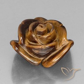 Olho de Tigre Marrom Caramelo Natural 11.30ct, Chique, Opaco