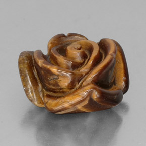 Olho de Tigre Marrom avermelhado Natural 12.11ct, Forma extravagante, Opaco