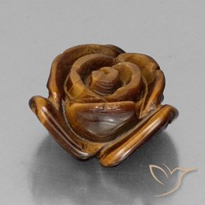 Olho de Tigre Marrom avermelhado Natural 11.38ct, Chique, Opaco