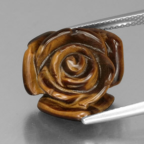 Tiger's eye marrom natural 10,44ct, forma extravagante, opaco