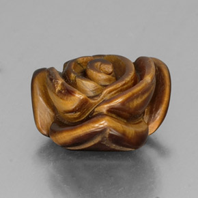 Tiger's eye marrom natural 10,77ct, forma extravagante, opaco