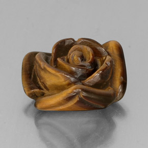 Tiger's eye marrom natural 9,49ct, forma extravagante, opaco