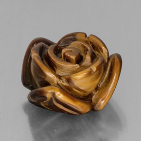 Tiger's eye marrom natural 11,53ct, forma extravagante, opaco
