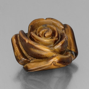Tiger's eye marrom natural 12,52ct, forma extravagante, opaco