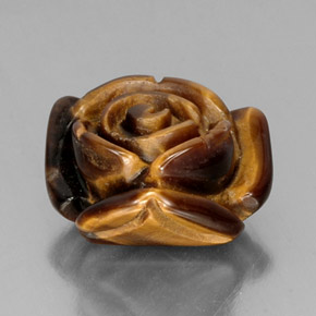 Tiger's eye marrom natural 11,74ct, forma extravagante, opaco