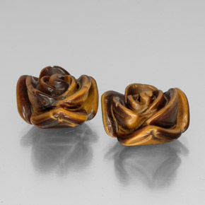 Pedras preciosas de tiger's eye marrom natural de  ct, forma extravagante, opaco