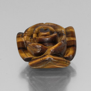 Tiger's eye marrom natural 11,66ct, forma extravagante, opaco