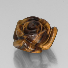 Tiger's eye marrom natural 13,31ct, forma extravagante, opaco