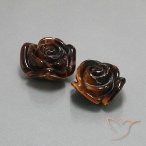 Pedras preciosas de Olho de Tigre Marrom Quente natural de 25.54 ct, Chique, Opaco