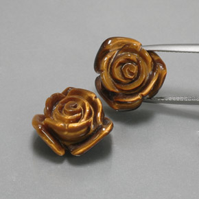 Pedras preciosas de tiger's eye marrom natural de  ct, forma extravagante, opaco