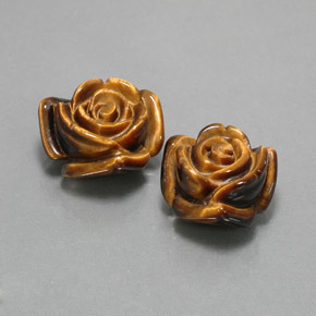 Pedras preciosas de tiger's eye marrom natural de  ct, forma extravagante, opaco