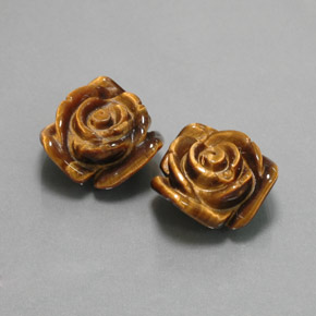 Pedras preciosas de tiger's eye marrom natural de  ct, forma extravagante, opaco