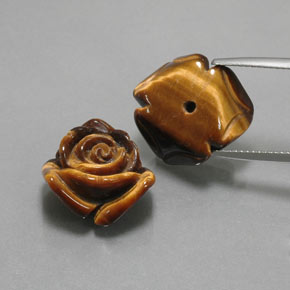 Pedras preciosas de tiger's eye marrom natural de  ct, forma extravagante, opaco