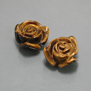 Pedras preciosas de tiger's eye marrom natural de 23,41 ct, forma extravagante, opaco