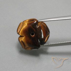 Olho de Tigre Marrom Quente Natural 12.62ct, Chique, Opaco