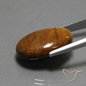 Olho de Tigre Marrom Quente Natural 19.12ct, oval, Opaco
