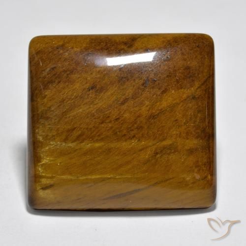 60.32ct Natural Marrom avermelhado Olho de Tigre, baguete, Opaco