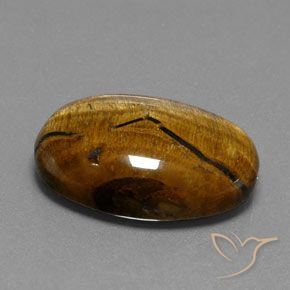 Olho de Tigre Marrom Quente Natural 25.02ct, oval, Opaco