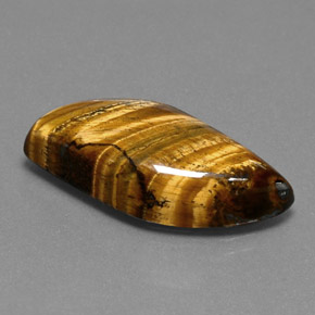 Tiger's eye marrom natural 18,41ct, forma extravagante, opaco