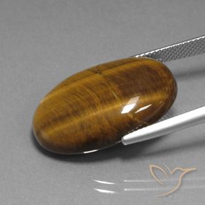 Olho de Tigre Marrom Quente Natural 20.16ct, oval, Opaco