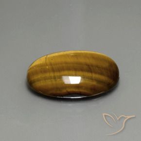 Olho de Tigre Marrom dourado Natural 19.66ct, oval, Opaco