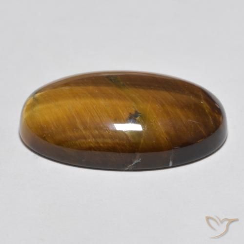Olho de Tigre Marrom Quente Natural 20.73ct, oval, Opaco