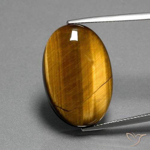 20.73ct Natural Marrom Quente Olho de Tigre, oval, Opaco