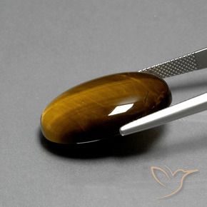Olho de Tigre Marrom Quente Natural 20.73ct, oval, Opaco